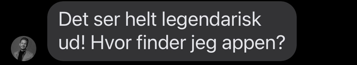 Kaptajn: Det ser helt legendarisk ud!